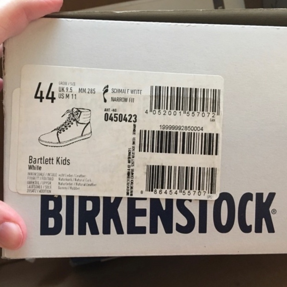 Birkenstock Bartlett White High Top Sneakers - Picture 6 of 6
